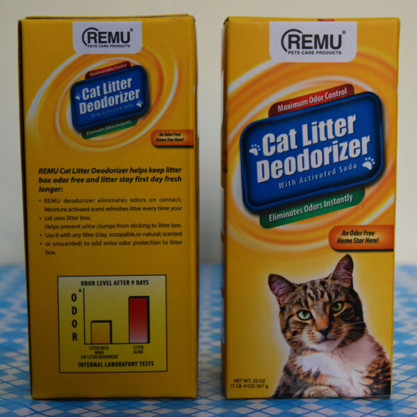 Remu Cat Litter Deodorizer with Activated Soda