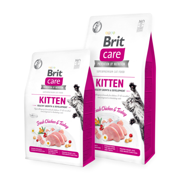 BRIT CARE KITTEN GRAIN FREE FOOD CHICKEN & TURKEY 2KG