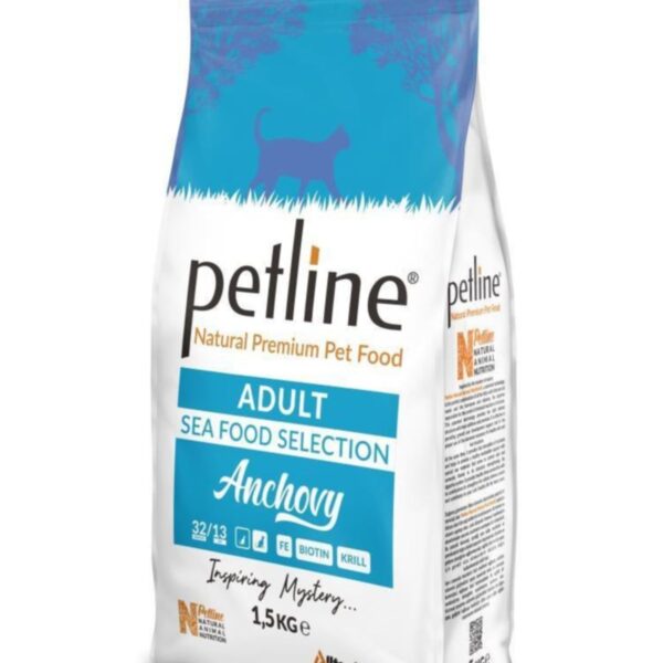 PETLINE ADULT CAT FOOD SEA FOOD FLAVOUR