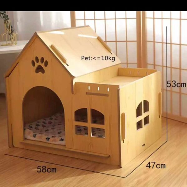 CAT WOODEN HOUSE