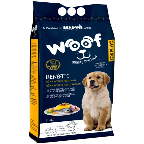 Woof Puppy Dog Food 3kg