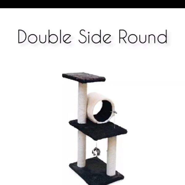 DOUBLE SIDE ROUND SHAPE CAT SCRATCH POST