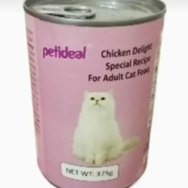 PETIDEAL CANNED WET FOOD IN CHICKEN 390 gram