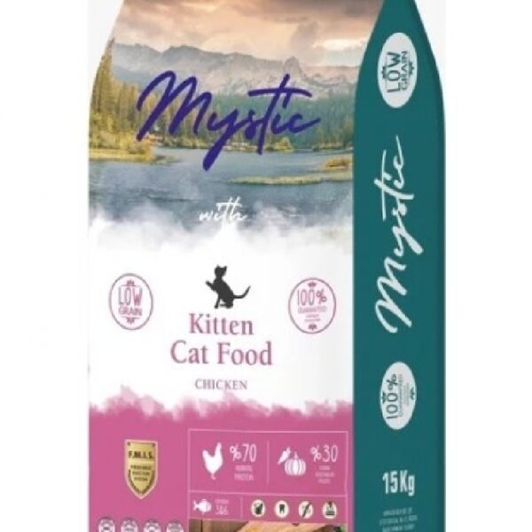 MYSTIC KITTEN FOOD 1.5KG LOW GRAIN