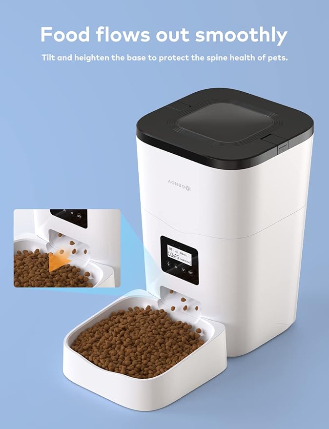 AONBOY AUTOMATIC PET FEEDER A1 MODEL Raza Pets Clinic And Store   61GuYj7FvKL. AC SY879  