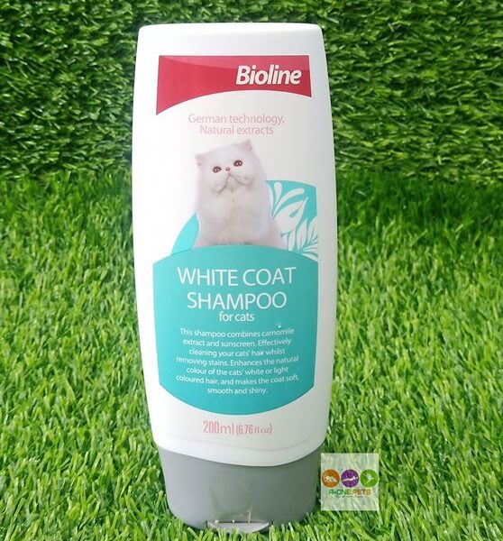Bioline White Coat Shampoo for Cats