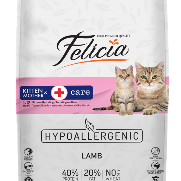 FELICIA KITTEN & MOTHER CARE LAMB HYPOALLERGENIC FOOD 500G