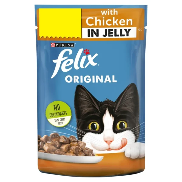 FELIX ORIGINAL WITH CHICKN IN JELLY 100g