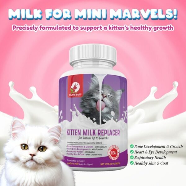 FLUFF N BUFF KITTEN MILK REPLACER 150G