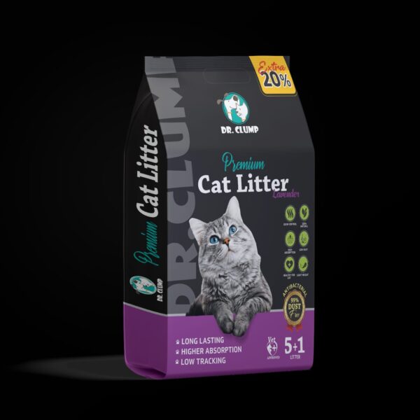 Dr Clump Premium Cat Litter With Lavender 5L