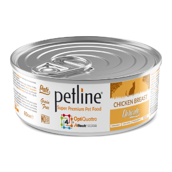 PETLINE CANNED WET FOOD FOR CATS
