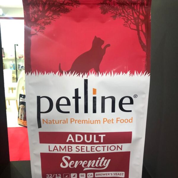 PETLINE ADULT CAT FOOD LAMB FLAVOUR 1.5KG