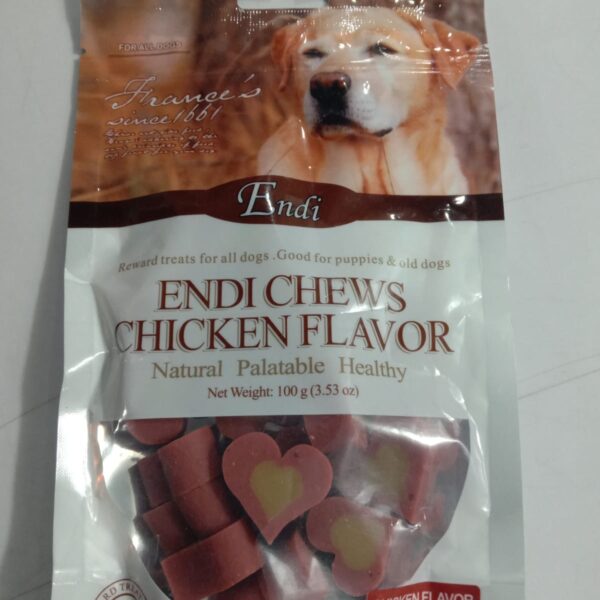 ENDI DOG CHEWS CHICKEN FLAVOR|100GRAM
