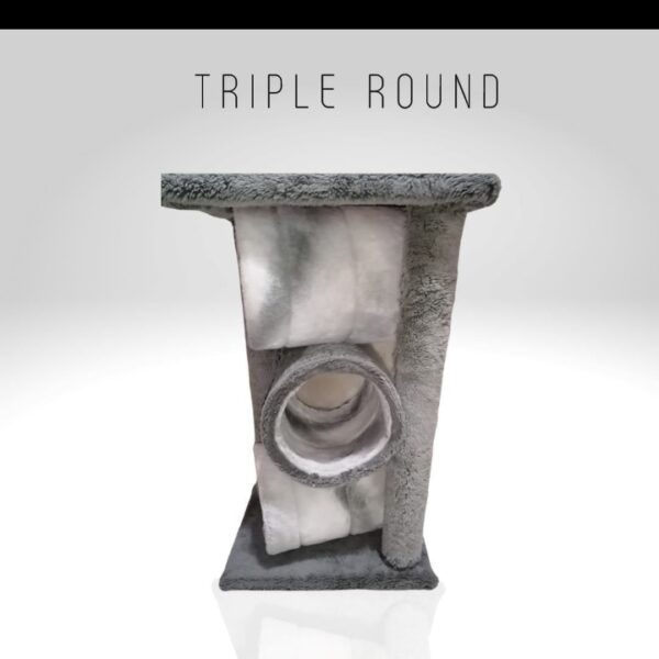 CATS SCRATCH POST ( TRIPPLE ROUND SHAPE )