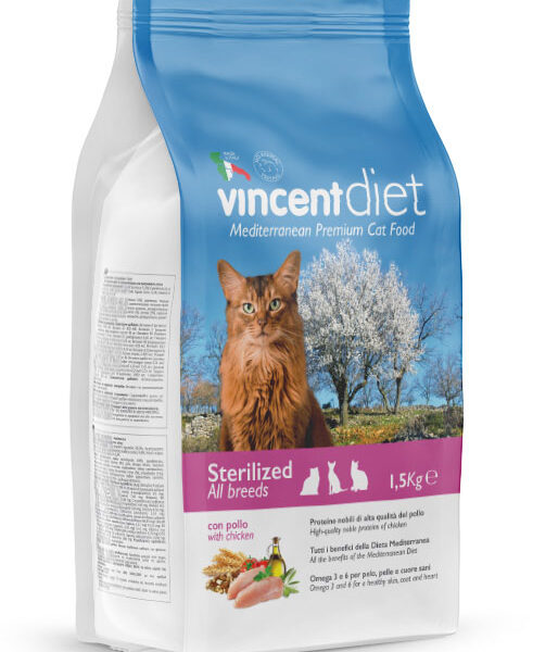 VINCENTDIEAT STERILIZED CAT FOOD 1.5KG