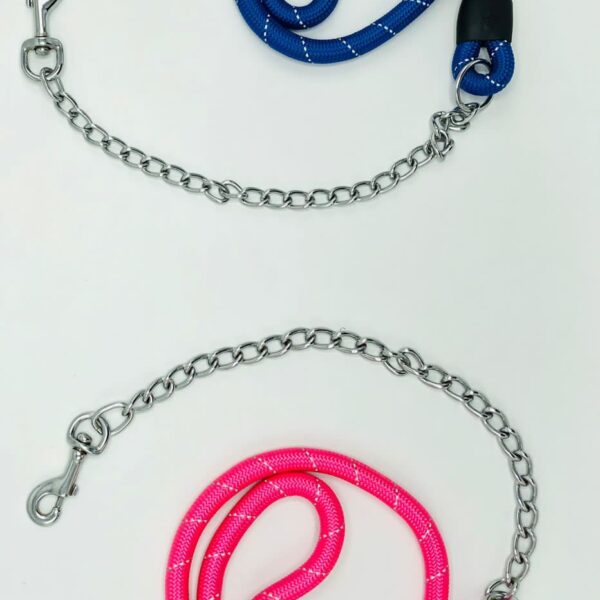 DOG LEASH WITH CHAIN LARGE SIZE