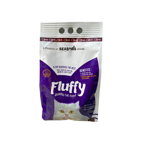 FLUFFY CAT FOOD 2packs box (1.2kg each pack)