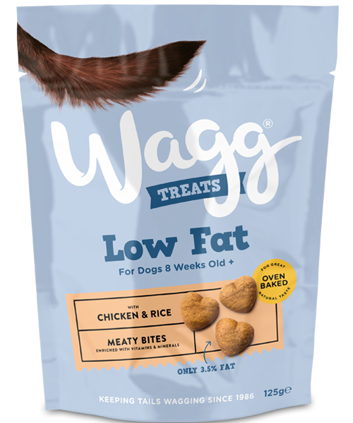 WAGG DOG TREATS LOW FAT(For dogs 8 weeks old+ 100grams)