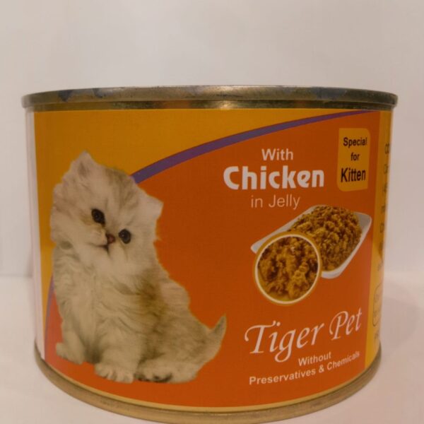 TIGER PET WET FOOD WITH CHICKEN FOR KITTEN(400grams)