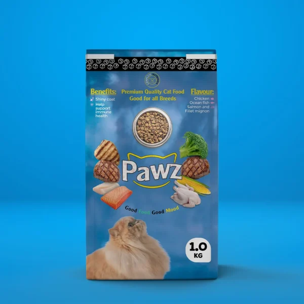 PAWZ Premium Adult Cat Food 1KG