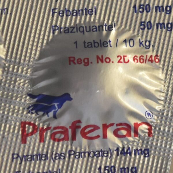 Praferan – Deworming Tablets for Cat n Dogs
