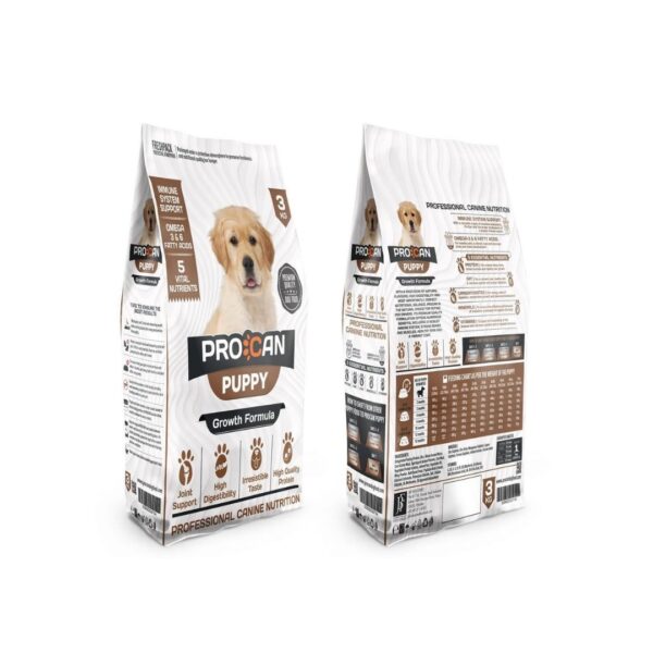 PROCAN PUUPY DOG FOOD 3KG(GROWTH FORMULA)