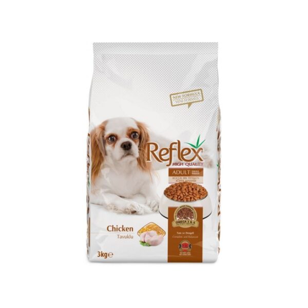 Reflex Adult Dog Food for Small Breed Dog ‚3 Kg / Chicken Flavor