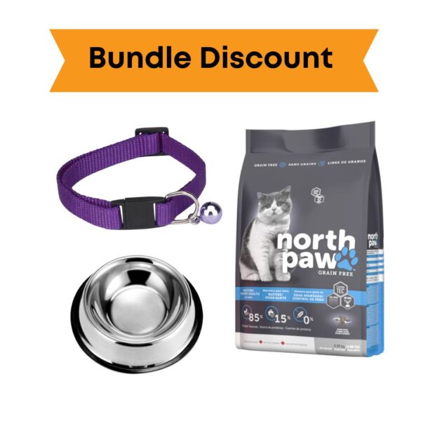 Bundle: North Paw / Bowl / Cat Collar