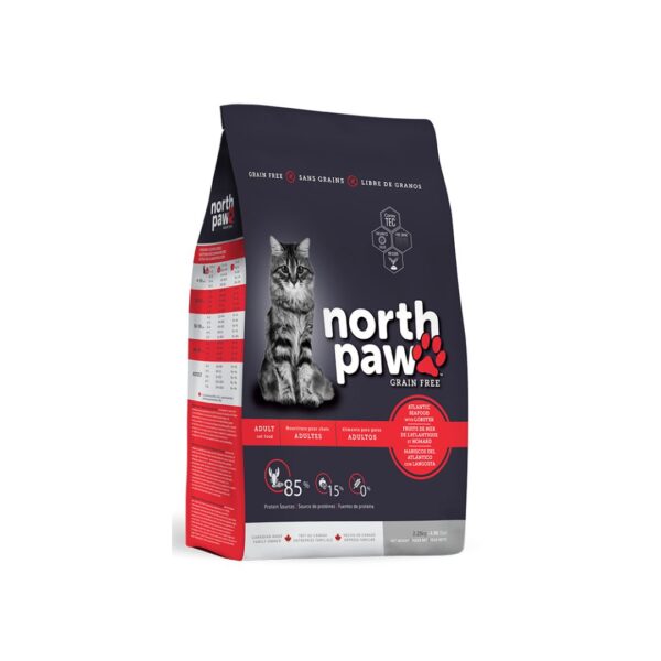 North Paw Grain Free Atlantic Seafood with Lobster Dry Cat Food ‚1 KG