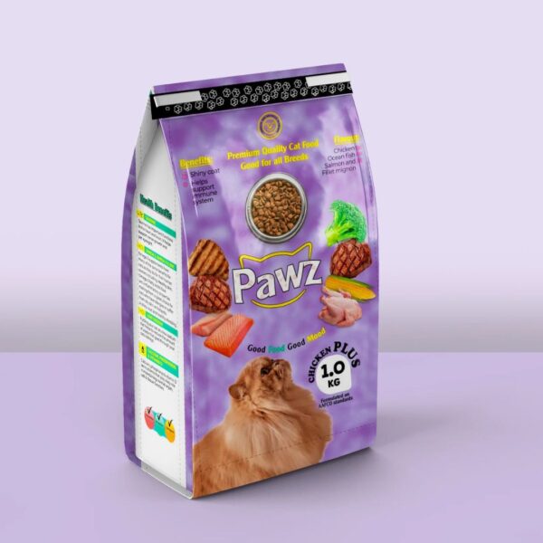 Pawz Premium Adult Cat Food ‚Chicken Plus ‚1 KG