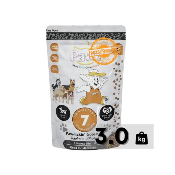 Pawz Premium Adult Dog Food Lamb And Rice ‚3 KG