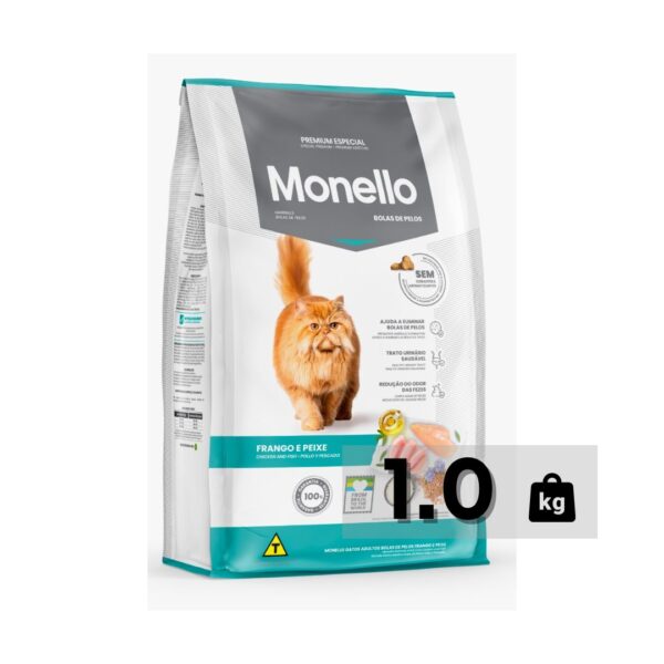 Monello Adult Cat Hairball ‚ Chicken and Fish Flavor