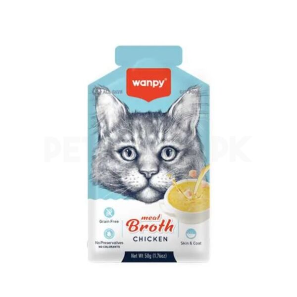 Wanpy Adult Meat Broth Cat Soup ‚ 50 Gram