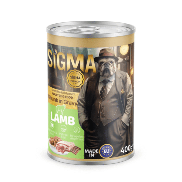 Sigma Chunks In Gravy Lamb Dog Food Tin